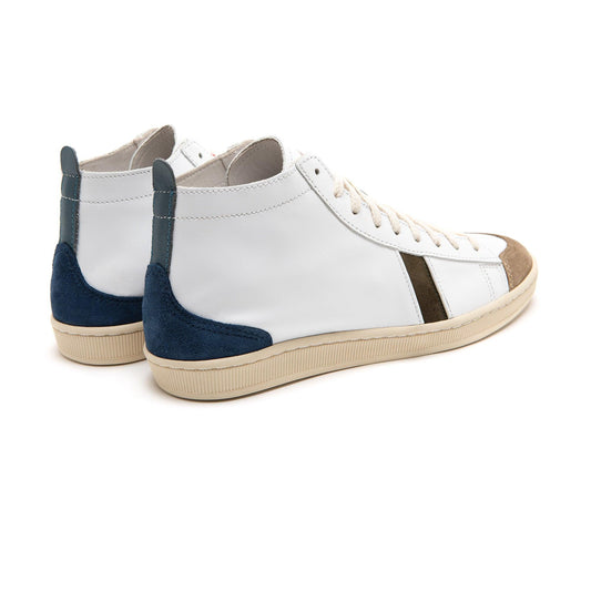 Tsagué Leather White Green Blue
